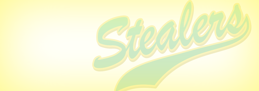 Pale yellow background with faint 'Stealers' logo.